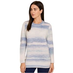 GAP NWT oversized blue & white sweater size small